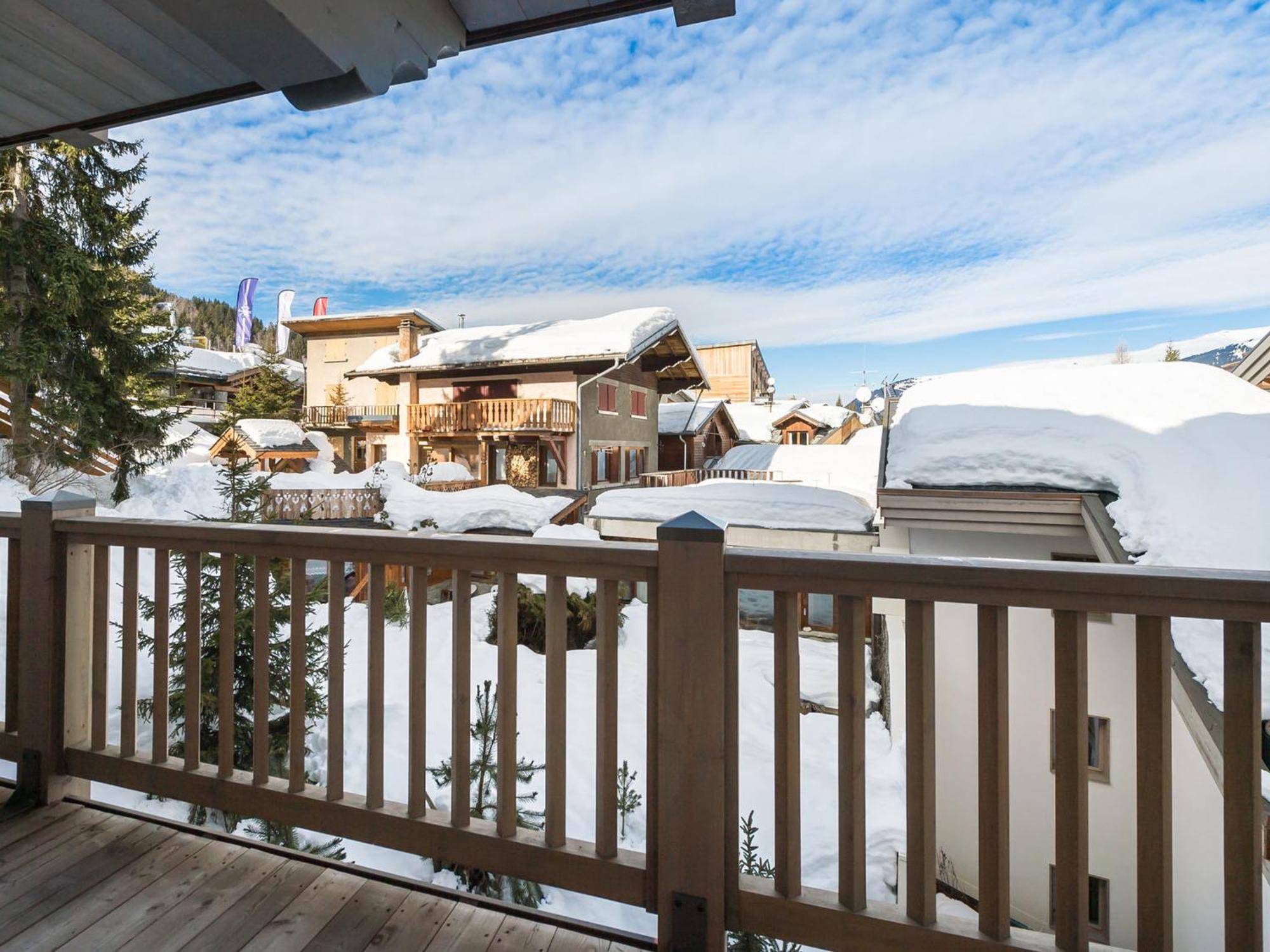 Appartement Raffine Aux Pieds Des Pistes Avec Parking Et Acces Fitness - Fr-1-562-52 Courchevel Exteriér fotografie